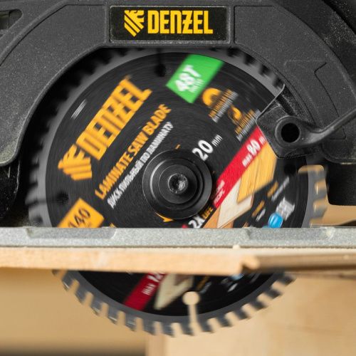 Пильный диск по ламинату ф140 х 20 мм, 48 зубьев Denzel-Tehinstrument