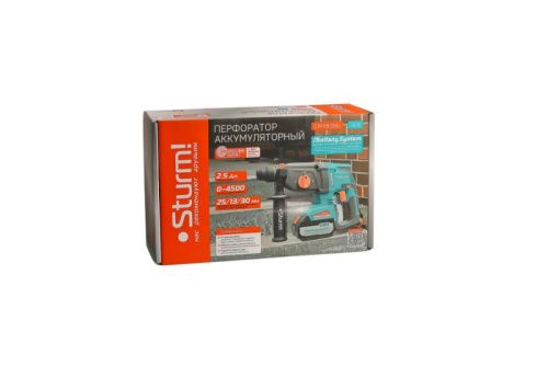 Аккумуляторный перфоратор  Sturm CRH1825BL 1BatterySystem-Tehinstrument