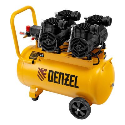 Малошумный безмасляный компрессор Denzel DLP-3000/50-Tehinstrument