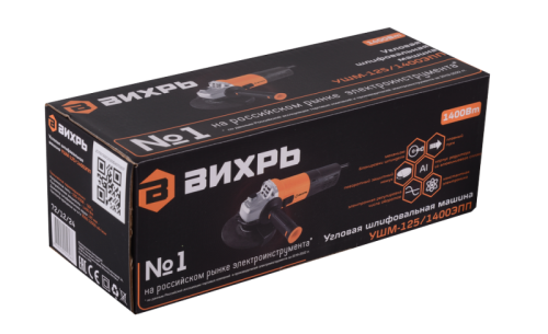Углошлифовальная машина Вихрь УШМ-125/1400 ЭПП-Tehinstrument