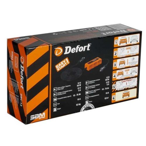 Зарядное устройство Defort DBC-12 (Дефорт 12), 98291117-Tehinstrument