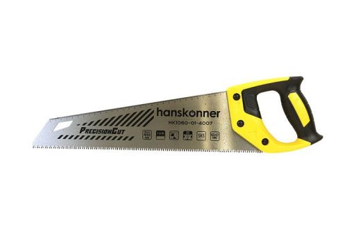 Ножовка по дереву, 400мм, 7-8 TPI, SK5, 3D зуб, Hanskonner-Tehinstrument