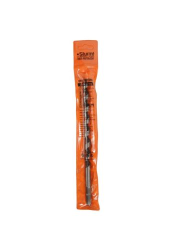 Сверло винтовое по дереву, 10х230мм, сталь 45, шестигранный хвостовик,  Sturm-Tehinstrument