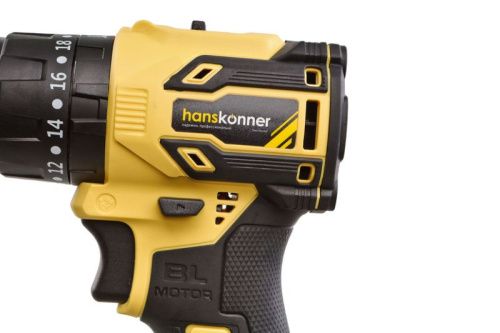 HCD2065PRO Аккумуляторный шуруповерт Hanskonner 1BatterySystem-Tehinstrument