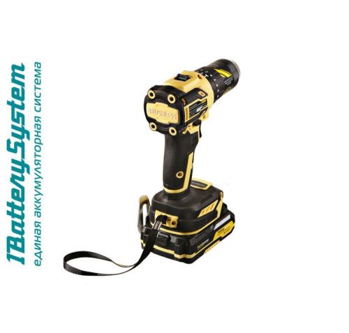 HCD2065BLIC Аккумуляторный шуруповерт Hanskonner 1BatterySystem-Tehinstrument