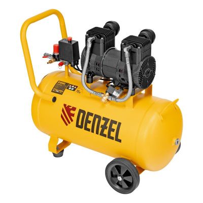 Малошумный безмасляный компрессор Denzel DLP-1500/50-Tehinstrument