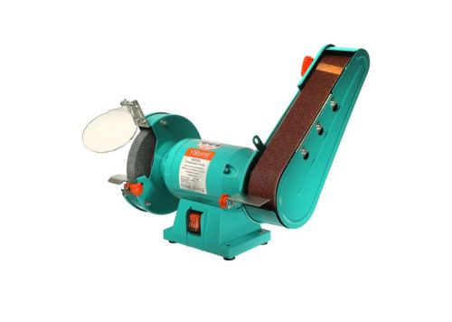 Станок точильный дисково-ленточный BG61150  Sturm,350Вт,150 мм,50*686, подключение насадки для заточки сверл-Tehinstrument