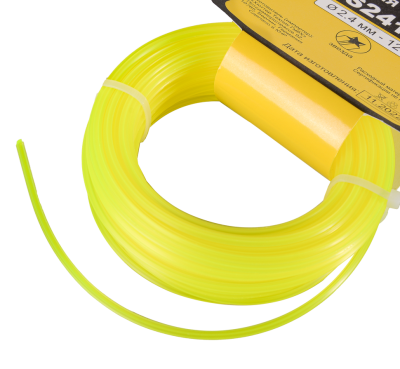 Леска Huter S2412 для триммера, 2.4 мм, звезда-Tehinstrument