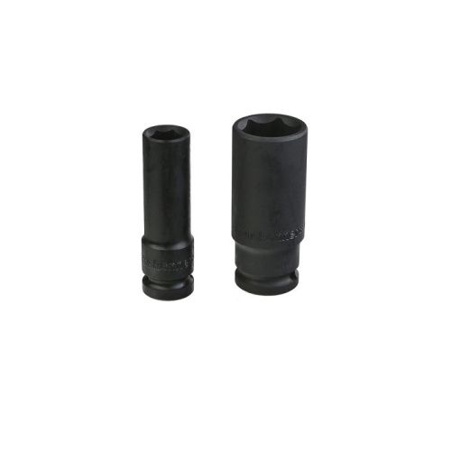 Набор ударных головок CrMo 10 шт 10-24 мм, посадка 1/2", длинные Hanskonner-Tehinstrument