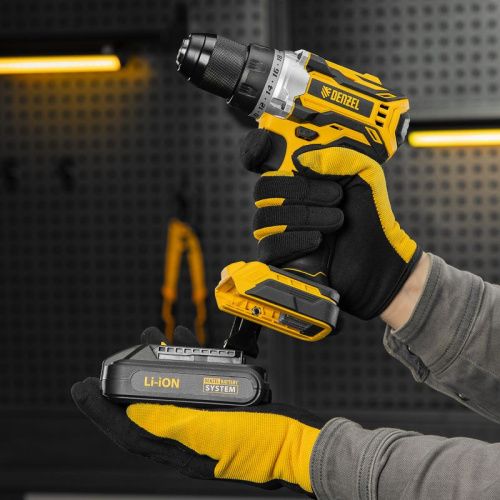 Дрель-шуруповерт аккумуляторная, бесщет. Denzel BLDL-18-02-Tehinstrument