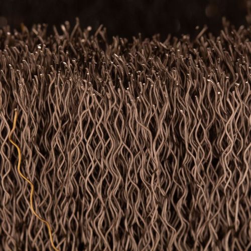 Щетка для УШМ, 100 мм, "Чашка", витая нержавеющая проволока 0.3 мм, М14 Denzel-Tehinstrument