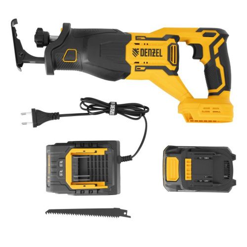 Пила сабельная аккумуляторная Denzel  RS-250 бесщеточная-Tehinstrument